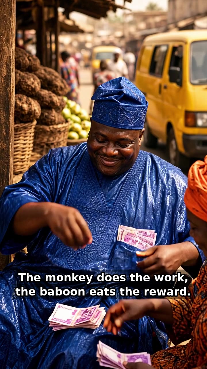 Monkey dey work, baboon dey chop.